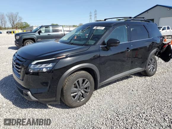 2024 Nissan Pathfinder SV с VIN 5N1DR3BC8RC221742, выставлен на аукционе Copart как лот 54941065 с пробегом 10 984 миль миль и Списание • Salvage title. История ставок и продаж доступна на DreamBid. Изображение 1.