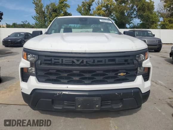 2022 Chevrolet Silverado 1500 Work Truck with VIN 3GCNAAEKXNG526402, listed as a Copart auction lot 70541555 with 77,343 mi miles and Salvage title. Bid and sale history available at DreamBid. Image 5.