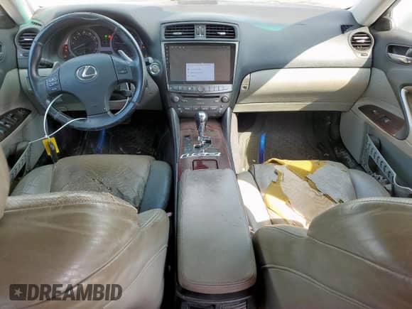 2006 Lexus IS 250 z VIN JTHBK262965017896, wystawiony jako Copart lot #81447755 z przebiegiem 250 379 mil mil oraz Czysty tytuł • Clean title. Historia ofert i sprzedaży dostępna na DreamBid. Obrazek 8.