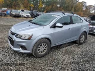 2017 Chevrolet Sonic LT with VIN 1G1JD5SG1H4114697, listed as a Copart auction lot 82705075 with 117,729 mi miles and Clean title. Bid and sale history available at DreamBid. Image 1.
