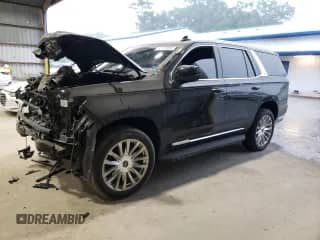 2024 Cadillac Escalade 4WD Premium Luxury с VIN 1GYS4BKL1RR374572, выставлен на аукционе Copart как лот 57478005 с пробегом 9 453 миль миль и Списание • Salvage title. История ставок и продаж доступна на DreamBid. Изображение 1.