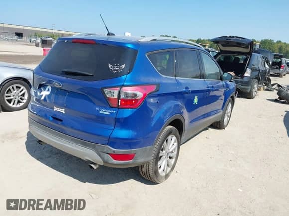 2017 Ford Escape Titanium с VIN 1FMCU0J93HUC13443, выставлен на аукционе IAAI как лот 43241424 с пробегом 27 375 миль миль и . История ставок и продаж доступна на DreamBid. Изображение 4.