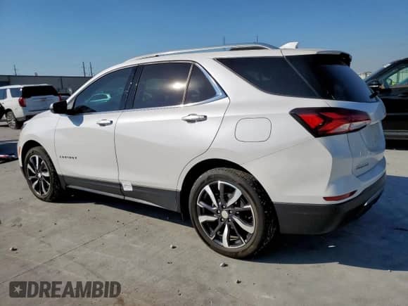 2023 Chevrolet Equinox Premier with VIN 3GNAXNEGXPL151919, listed as a Copart auction lot 82445125 with 32,793 mi miles and Salvage title. Bid and sale history available at DreamBid. Image 2.