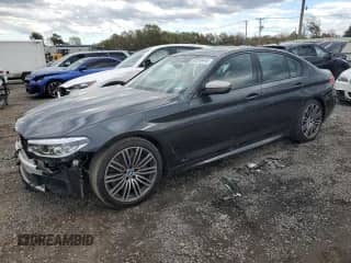 2019 BMW 5 Series M550i xDrive with VIN WBAJB9C59KB288194, listed as a Copart auction lot 87253445 with 40,664 mi miles and Salvage title. Bid and sale history available at DreamBid. Image 1.