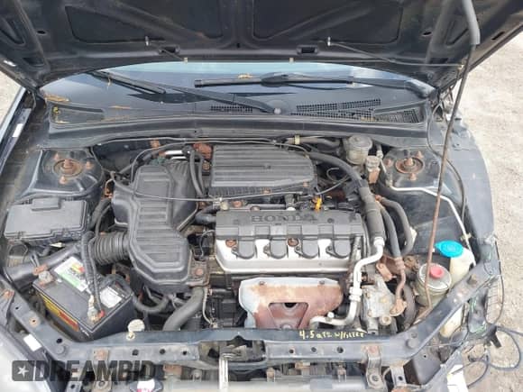 2002 Honda Civic with VIN 1HGEM21262L095043, listed as a IAAI auction lot 42267605 with 241,766 mi miles and . Bid and sale history available at DreamBid. Image 10.