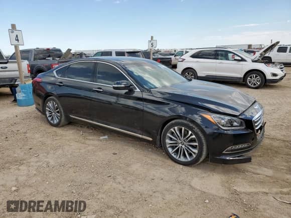 2016 Hyundai Genesis 3.8L с VIN KMHGN4JEXGU110733, выставлен на аукционе Copart как лот 82007795 с пробегом 80 838 миль миль и Списание • Salvage title. История ставок и продаж доступна на DreamBid. Изображение 4.