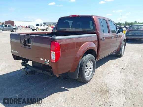 2017 Nissan Frontier SV with VIN 1N6DD0EVXHN720220, listed as a IAAI auction lot 42578455 with 146,296 mi miles and . Bid and sale history available at DreamBid. Image 4.