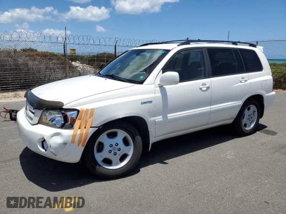 2004 Toyota Highlander Limited with VIN JTEDP21A740024961, listed as a Copart auction lot 66558585 with 235,082 mi miles and Salvage title. Bid and sale history available at DreamBid. Image 1.