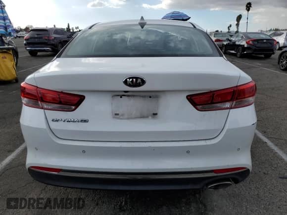 2018 Kia Optima LX with VIN 5XXGT4L34JG239893, listed as a Copart auction lot 80591654 with 99,955 mi miles and Salvage title. Bid and sale history available at DreamBid. Image 6.