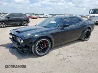 2019 Dodge Challenger SRT Hellcat Redeye Widebody with VIN 2C3CDZL90KH642236, listed as a Copart auction lot 58144155 with 117,194 mi miles and Salvage title. Bid and sale history available at DreamBid. Image 1.