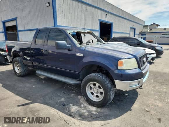 2005 Ford F-150 XLT with VIN 1FTPX14595NB53220, listed as a Copart auction lot 67708905 with 179,175 mi miles and Salvage title. Bid and sale history available at DreamBid. Image 4.