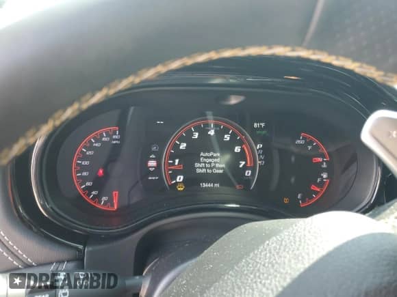 2024 Dodge Durango SRT 392 Plus with VIN 1C4SDJGJ4RC240049, listed as a Copart auction lot 65724605 with 13,444 mi miles and Salvage title. Bid and sale history available at DreamBid. Image 9.