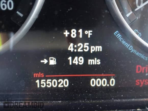 2013 BMW 5 Series 528i с VIN WBAXG5C58DD229486, выставлен на аукционе IAAI как лот 43208575 с пробегом 155 020 миль миль и . История ставок и продаж доступна на DreamBid. Изображение 15.