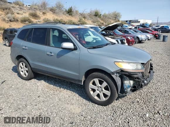 2007 Hyundai Santa Fe SE with VIN 5NMSH73E77H021570, listed as a Copart auction lot 71045165 with 196,448 mi miles and Salvage title. Bid and sale history available at DreamBid. Image 4.