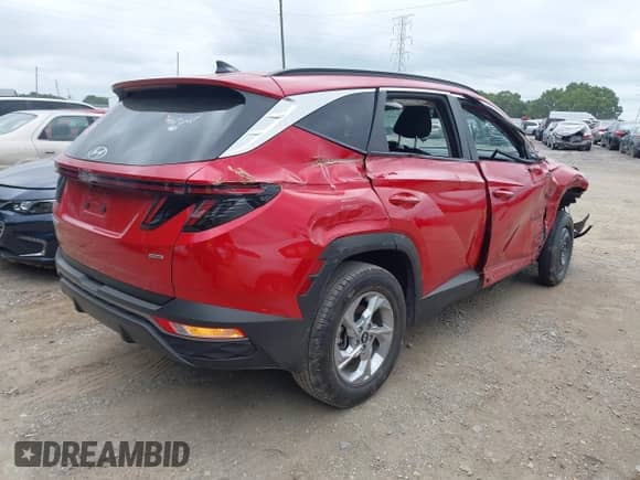 2023 Hyundai Tucson SEL with VIN 5NMJBCAEXPH266274, listed as a IAAI auction lot 42977724 with 48,255 mi miles and . Bid and sale history available at DreamBid. Image 4.