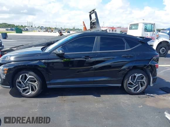 2024 Hyundai Kona N Line with VIN KM8HA3A31RU101642, listed as a IAAI auction lot 42711184 with 10,377 mi miles and . Bid and sale history available at DreamBid. Image 15.