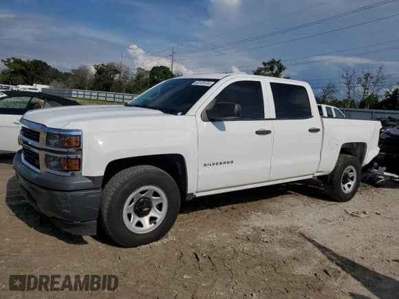 2014 Chevrolet Silverado 1500 Work Truck with VIN 3GCPCPEH7EG525864, listed as a Copart auction lot 68105104 with 123,367 mi miles and Non repairable. Bid and sale history available at DreamBid. Image 1.