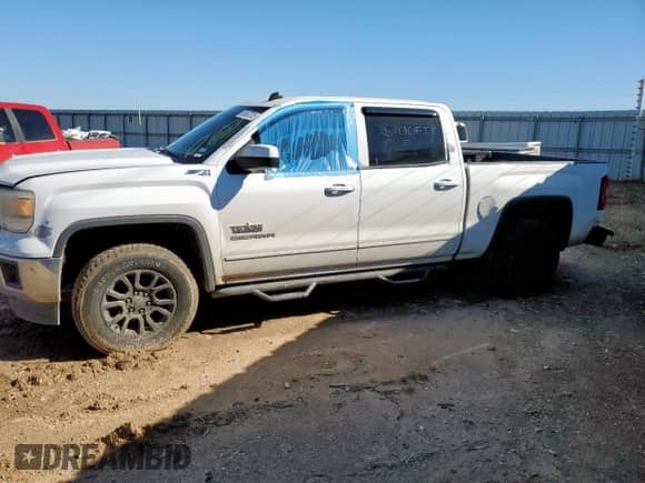 2014 GMC Sierra 1500 SLE with VIN 3GTU2UEC9EG105614, listed as a Copart auction lot 85557075 with 238,351 mi miles and Salvage title. Bid and sale history available at DreamBid. Image 2.