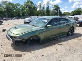 2022 Dodge Charger R/T with VIN 2C3CDXCT6NH232173, listed as a Copart auction lot 69809755 with 118,824 mi miles and Non repairable. Bid and sale history available at DreamBid. Image 1.