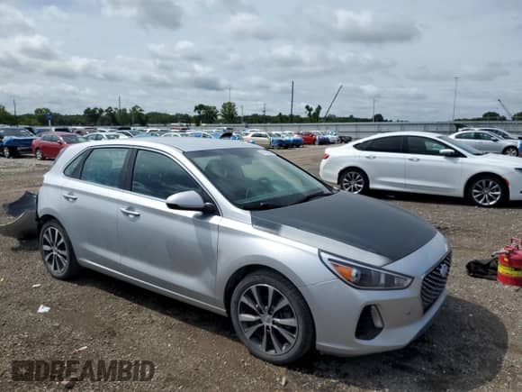 2018 Hyundai Elantra with VIN KMHH35LEXJU057598, listed as a Copart auction lot 64119635 with 182,651 mi miles and Salvage title. Bid and sale history available at DreamBid. Image 4.