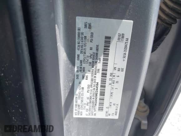 2021 Ford F-250 z VIN 1FT7W2AN0MED44584, wystawiony jako IAAI lot #42803094 z przebiegiem 130 459 mil mil oraz . Historia ofert i sprzedaży dostępna na DreamBid. Obrazek 9.