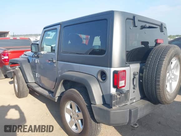 2016 Jeep Wrangler Sport with VIN 1C4AJWAG1GL198614, listed as a IAAI auction lot 43241931 with 84,715 mi miles and . Bid and sale history available at DreamBid. Image 3.