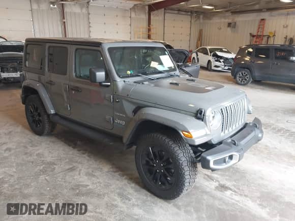 2021 Jeep Wrangler Unlimited Sahara с VIN 1C4JJXP6XMW784100, выставлен на аукционе IAAI как лот 42528449 с пробегом Не указан миль и . История ставок и продаж доступна на DreamBid. Изображение 1.