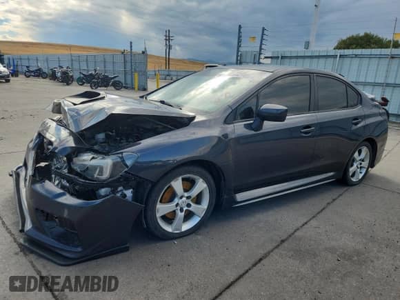 2015 Subaru WRX with VIN JF1VA1A63F9820708, listed as a Copart auction lot 67531885 with 109,203 mi miles and Salvage title. Bid and sale history available at DreamBid. Image 1.
