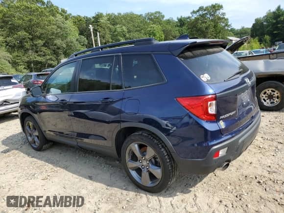 2019 Honda Passport Touring with VIN 5FNYF7H96KB000506, listed as a Copart auction lot 66634035 with 108,300 mi miles and Salvage title. Bid and sale history available at DreamBid. Image 2.