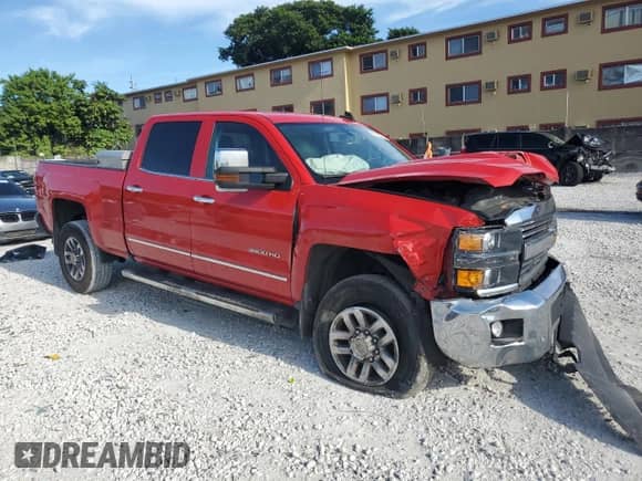 2019 Chevrolet Silverado 3500HD LTZ with VIN 1GC4KXCY7KF144456, listed as a Copart auction lot 68913655 with 254,415 mi miles and Salvage title. Bid and sale history available at DreamBid. Image 4.