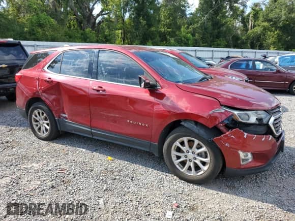 2018 Chevrolet Equinox LT with VIN 3GNAXSEV8JS633024, listed as a Copart auction lot 66559265 with Not provided miles and Clean title. Bid and sale history available at DreamBid. Image 4.