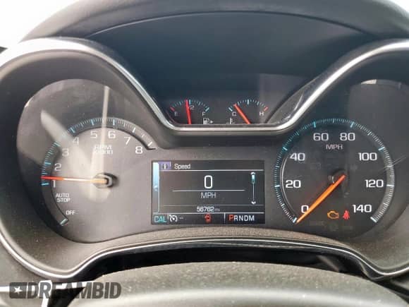 2017 Chevrolet Impala LT with VIN 1G1105SA7HU190013, listed as a Copart auction lot 69856295 with 56,762 mi miles and Salvage title. Bid and sale history available at DreamBid. Image 9.