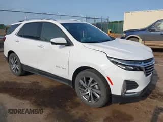 2024 Chevrolet Equinox Premier с VIN 3GNAXXEG8RL299257, выставлен на аукционе IAAI как лот 42235589 с пробегом 22 871 миль миль и . История ставок и продаж доступна на DreamBid. Изображение 1.