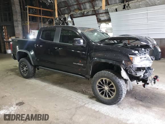 2021 Chevrolet Colorado 4WD ZR2 with VIN 1GCGTEEN3M1185264, listed as a Copart auction lot 67087535 with Not provided miles and Salvage title. Bid and sale history available at DreamBid. Image 4.