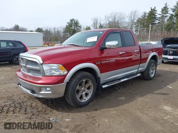2012 Ram 1500 Laramie with VIN 1C6RD7JT6CS252347, listed as a IAAI auction lot 41781991 with 80,035 mi miles and . Bid and sale history available at DreamBid. Image 2.