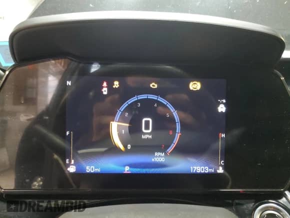2025 Chevrolet Trax 2RS with VIN KL77LJEP7SC087217, listed as a Copart auction lot 70825195 with 17,903 mi miles and Salvage title. Bid and sale history available at DreamBid. Image 9.