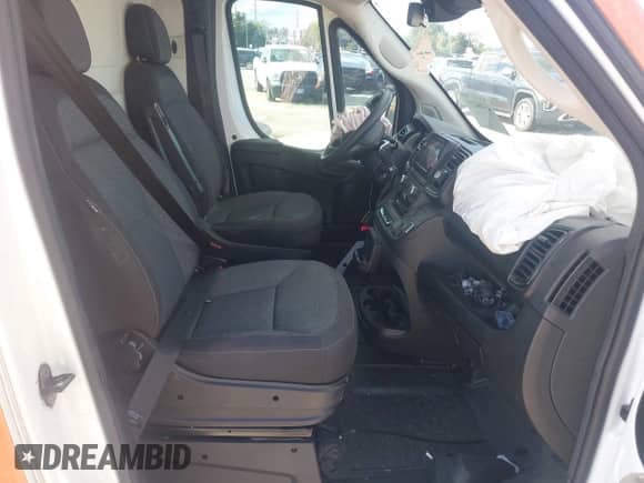 2023 Ram ProMaster Cargo with VIN 3C6MRVJG9PE593494, listed as a IAAI auction lot 43404219 with 82,349 mi miles and . Bid and sale history available at DreamBid. Image 5.