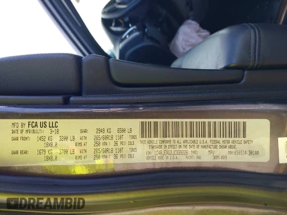 2018 Jeep Grand Cherokee Altitude с VIN 1C4RJEAG2JC339226, выставлен на аукционе IAAI как лот 41790740 с пробегом 100 008 миль миль и . История ставок и продаж доступна на DreamBid. Изображение 9.