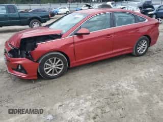 2018 Hyundai Sonata SE z VIN 5NPE24AF0JH711096, wystawiony jako Copart lot #80566575 z przebiegiem 75 671 mil mil oraz Szkoda całkowita • Salvage title. Historia ofert i sprzedaży dostępna na DreamBid. Obrazek 1.