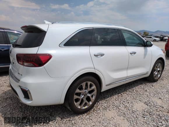 2019 Kia Sorento SX with VIN 5XYPKDA50KG455258, listed as a Copart auction lot 65780485 with 49,897 mi miles and Salvage title. Bid and sale history available at DreamBid. Image 3.
