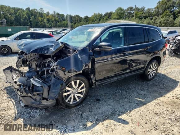 2020 Honda Pilot EX-L z VIN 5FNYF6H52LB026223, wystawiony jako Copart lot #72008045 z przebiegiem 68 939 mil mil oraz Czysty tytuł • Clean title. Historia ofert i sprzedaży dostępna na DreamBid. Obrazek 1.