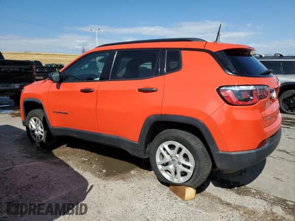 2017 Jeep Compass Sport with VIN 3C4NJDAB4HT698654, listed as a Copart auction lot 65843755 with 152,392 mi miles and Salvage title. Bid and sale history available at DreamBid. Image 2.