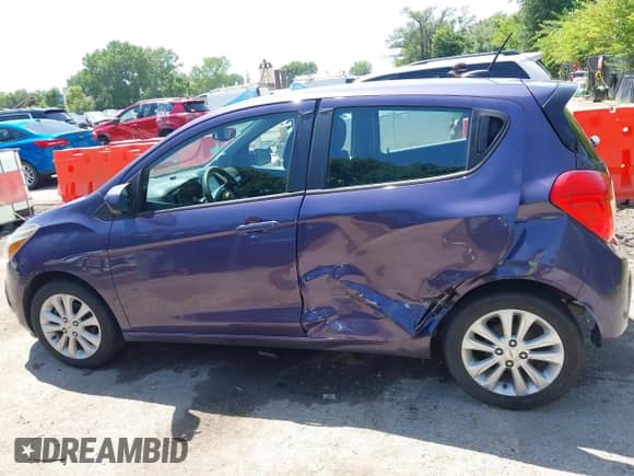 2017 Chevrolet Spark LT with VIN KL8CD6SA6HC734624, listed as a IAAI auction lot 42859414 with 101,038 mi miles and . Bid and sale history available at DreamBid. Image 14.
