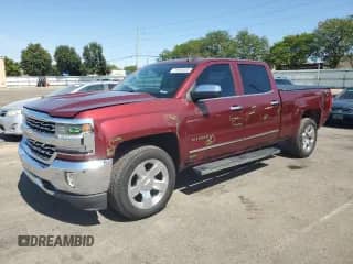 2016 Chevrolet Silverado 1500 LTZ z VIN 3GCUKSEC8GG369172, wystawiony jako Copart lot #71955305 z przebiegiem 162 865 mil mil oraz Szkoda całkowita • Salvage title. Historia ofert i sprzedaży dostępna na DreamBid. Obrazek 1.