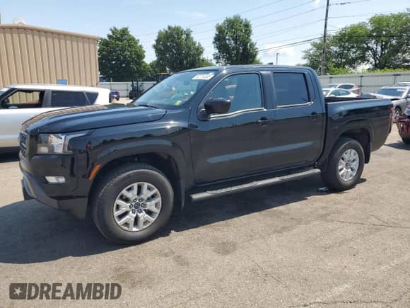 2023 Nissan Frontier S with VIN 1N6ED1EK6PN618587, listed as a Copart auction lot 62714495 with 22,754 mi miles and Salvage title. Bid and sale history available at DreamBid. Image 1.