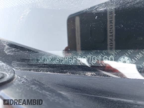 2015 Honda Odyssey Touring Elite с VIN 5FNRL5H96FB070160, выставлен на аукционе IAAI как лот 43523309 с пробегом 162 479 миль миль и . История ставок и продаж доступна на DreamBid. Изображение 9.