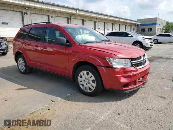 2018 Dodge Journey SE with VIN 3C4PDCAB1JT172059, listed as a Copart auction lot 66502945 with 167,989 mi miles and Salvage title. Bid and sale history available at DreamBid. Image 4.