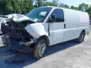 2020 Chevrolet Express Cargo with VIN 1GCWGAFG3L1254073, listed as a IAAI auction lot 42511393 with 153,369 mi miles and . Bid and sale history available at DreamBid. Image 2.