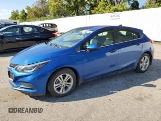 2018 Chevrolet Cruze LT with VIN 3G1BE6SM8JS598838, listed as a Copart auction lot 69465975 with 157,213 mi miles and Salvage title. Bid and sale history available at DreamBid. Image 1.