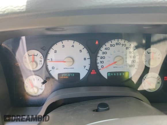 2004 Dodge 1500 SLT with VIN 1D7HA18D84J170853, listed as a Copart auction lot 61601825 with 235,873 mi miles and Salvage title. Bid and sale history available at DreamBid. Image 9.
